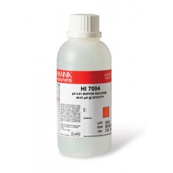 Hanna HI-7004M pH 4.01 Buffer Solution, 230 mL bottle