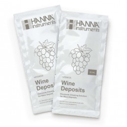 HI-700635P Electrode Cleaning Solution for Wine Deposits (Winemaking), 25 x 20 mL sachets 