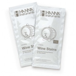 Hanna HI-700636P Electrode Cleaning Solution for Wine Stains (Winemaking), 25 x 20 mL sachets