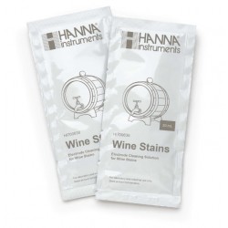 Hanna HI-700636P Electrode Cleaning Solution for Wine Stains (Winemaking), 25 x 20 mL sachets Hanna HI-700636P Electrode Cleaning Solution for Wine Stains (Winemaking), 25 x 20 mL sachets
