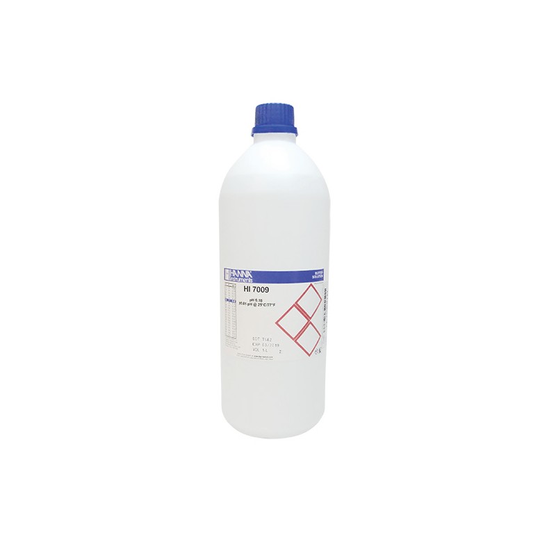 Hanna HI-7009L/C pH 9.18 Buffer Solution, 500 mL bottle & Certificate of Analysis