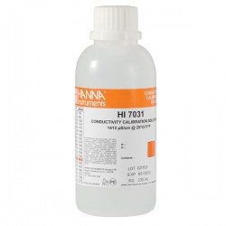 Hanna HI-7031M 1 413µS/cm Conductivity Solution, 230mL bottle