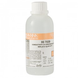 Hanna HI-7039M 5000µS/cm Conductivity Solution, 230mL bottle