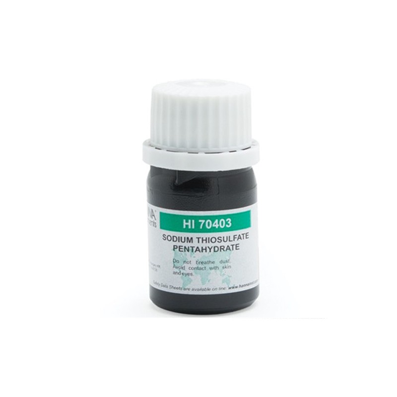 HANNA HI-70403 Sodium Thiosulfate Pentahydrate Reagent, 20 g HANNA HI-70403 Sodium Thiosulfate Pentahydrate Reagent, 20 g
