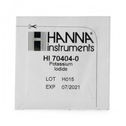 HANNA HI-70404 Potassium Iodide Powder Packets, 100 Packets