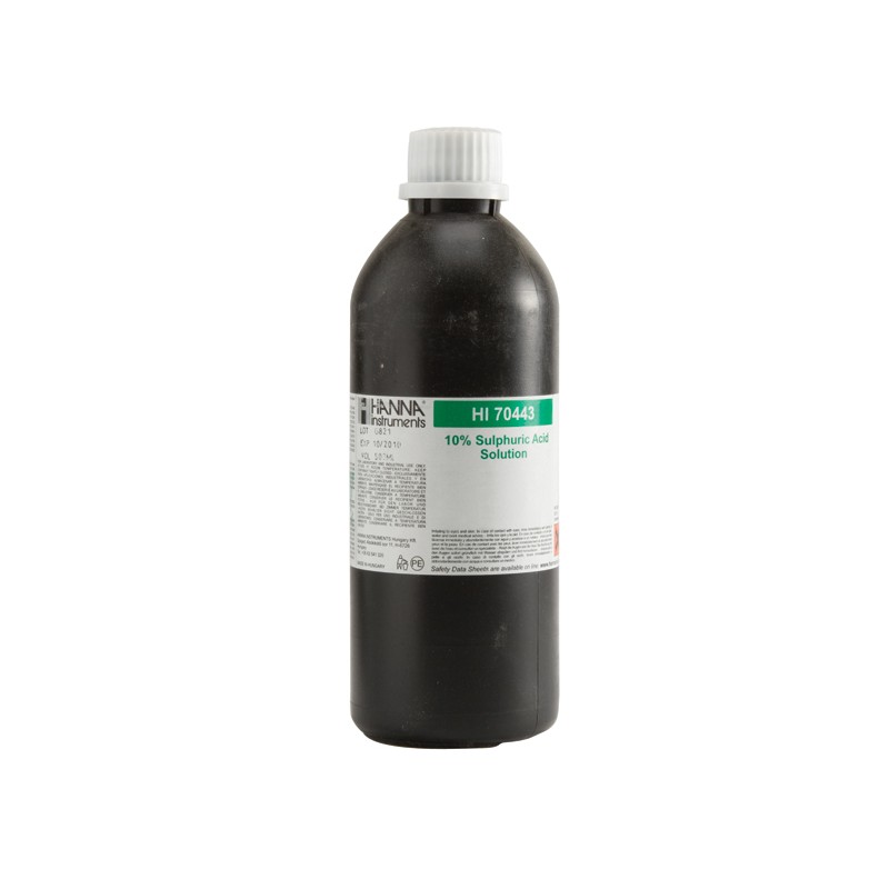 Hanna HI-70443 Sulphuric Acid 10%, 500 mL Hanna HI-70443 Sulphuric Acid 10%, 500 mL