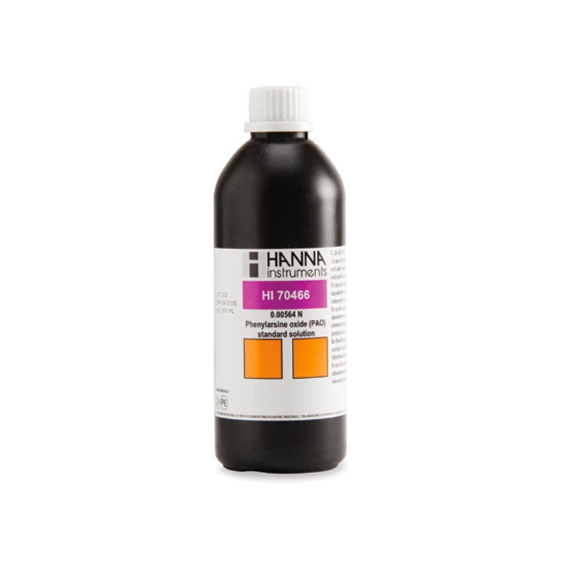 Hanna HI-70466 Phenylarsine Dioxide (PAO) Standard Solutions Hanna HI-70466 Phenylarsine Dioxide (PAO) Standard Solutions