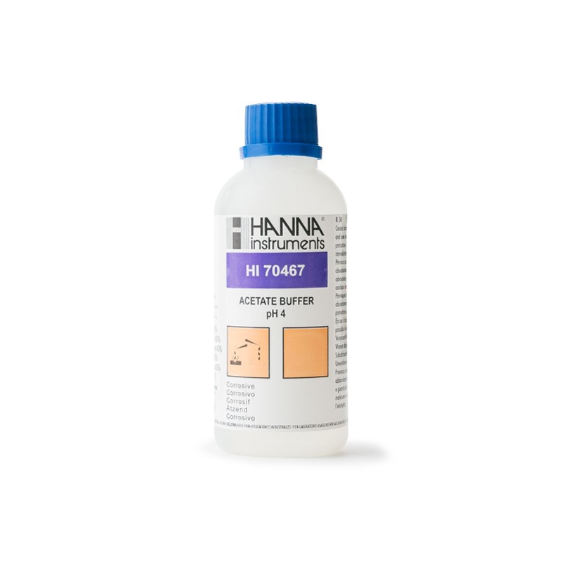 HI-70467 Acetate Buffer pH 4.18, 230ml HI-70467 Acetate Buffer pH 4.18, 230ml