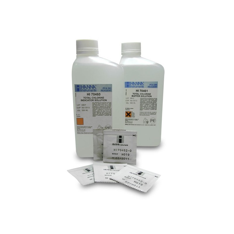 Hanna HI-70481 Reagents set for PCA 310, PCA 320 and PCA 330 Hanna HI-70481 Reagents set for PCA 310, PCA 320 and PCA 330
