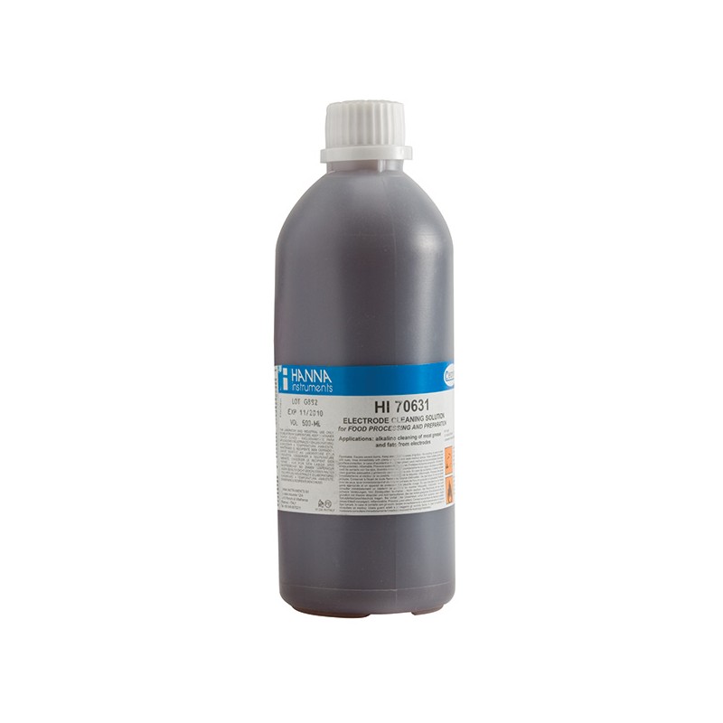 Hanna HI-70631L Alkaline Cleaning Solution for Meat Grease & Fats Hanna HI-70631L Alkaline Cleaning Solution for Meat Grease & Fats