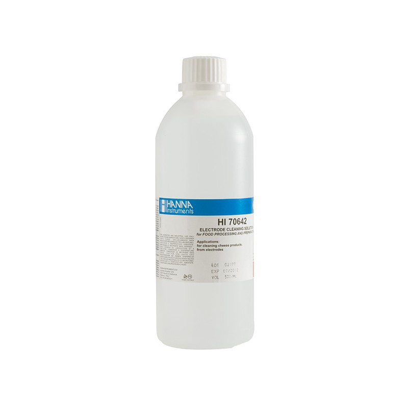 Hanna HI-70642L Electrode Cleaning Solution for Cheese Deposits