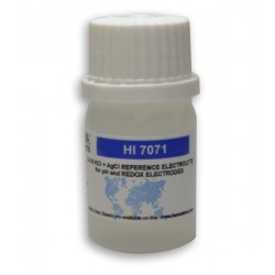 Hanna HI-7071 Electrolyte Solution, 3.5M KCl + AgCl, 4 x 30 mL bottles 