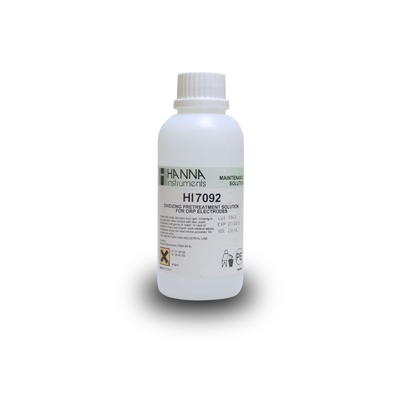 HI-7092M 230ml ORP oxidising solution HI-7092M 230ml ORP oxidising solution