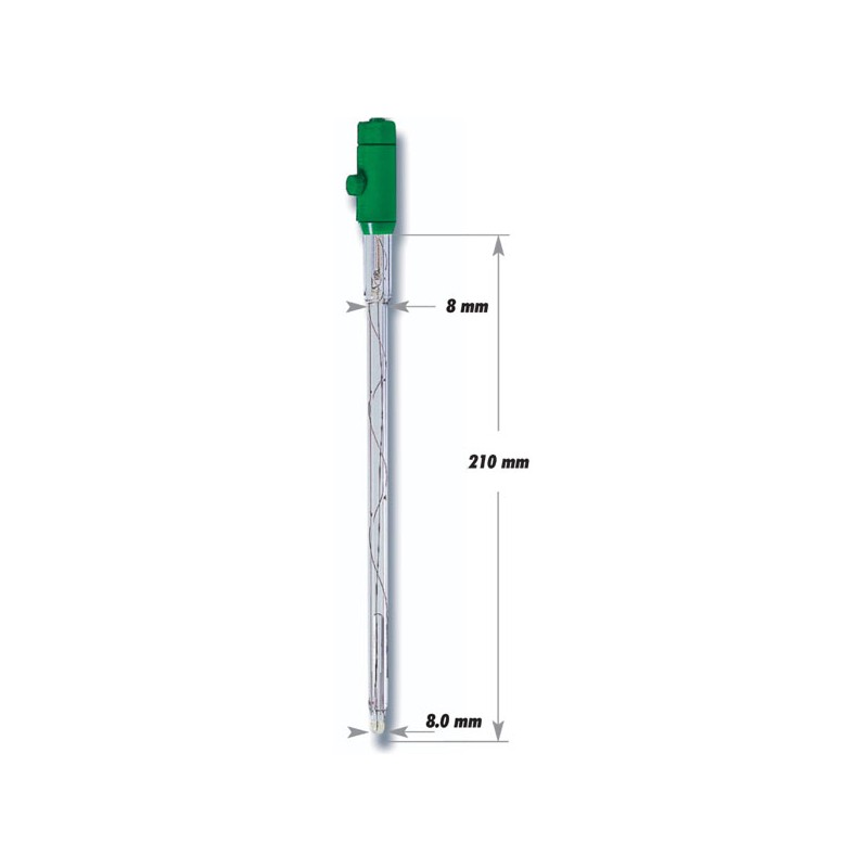Hanna HI-1331B pH Electrode ideal for Long Neck Flasks Hanna HI-1331B pH Electrode ideal for Long Neck Flasks