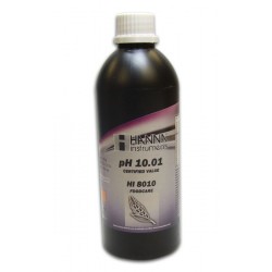 Hanna HI-8010L Foodcare pH 10.01 Buffer Solution - 500ml FDA Bottle