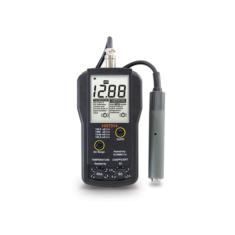 Hanna HI-87314 EC and Resistivity Meter Hanna HI-87314 EC and Resistivity Meter